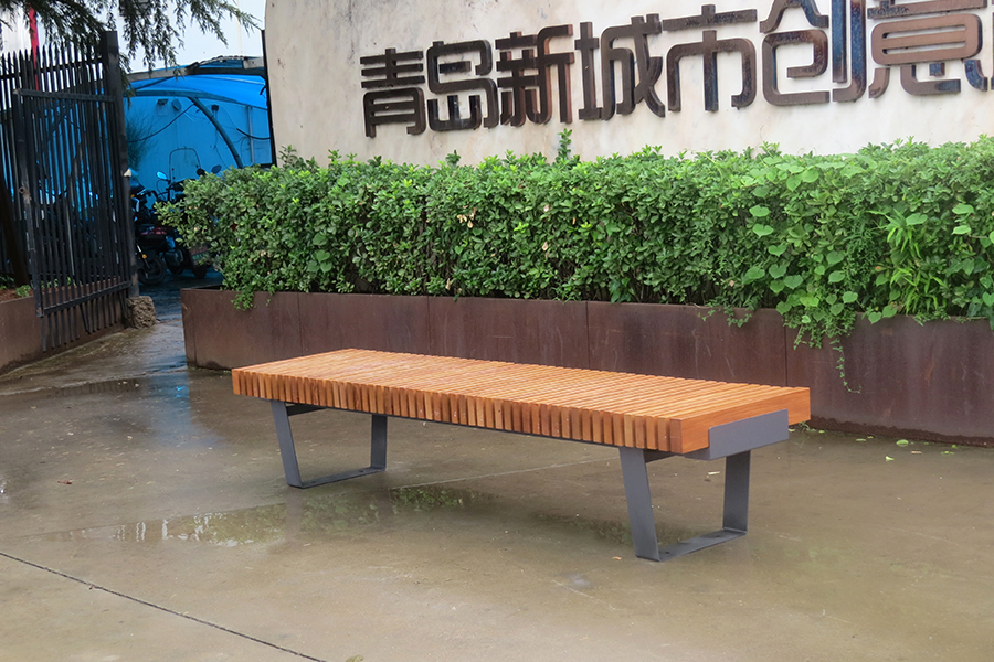 公園坐凳,公園成品坐凳,防腐木座凳,園林坐凳